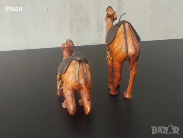 кожена статуетка камила , снимка 4 - Статуетки - 51218070