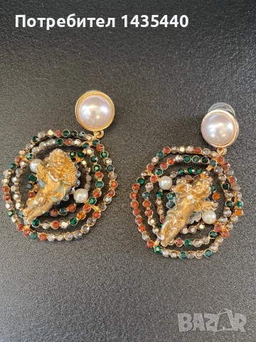 Ръчно изработени обеци от серията “Дом за ангели” на дизайнерката Анелия Милчева