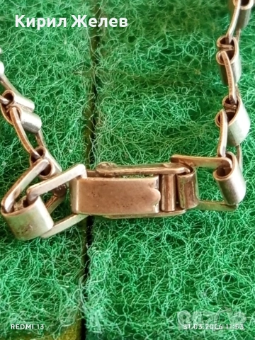 Масивно сребърно колие ръчна изработка винтидж стил 51816, снимка 5 - Колиета, медальони, синджири - 54037764