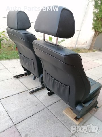 Кожен салан BMW Е65 Е66 черен салон с подгрев БМВ Е65 Е66, снимка 10 - Части - 40660607