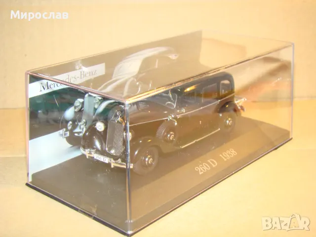 1:43 MERCEDES BENZ 260 D 1938 КОЛИЧКА ИГРАЧКА МОДЕЛ, снимка 7 - Колекции - 48285505