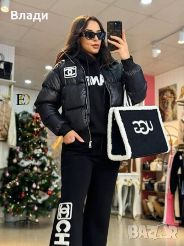 Дамски спортен екип от три части с яке вативан , снимка 2 - Спортни екипи - 52973175