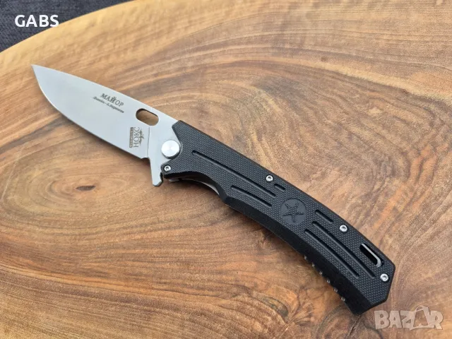 Руски сгъваем нож НОКС Майор,дизайн А.Бирюков, снимка 6 - Ножове - 50318673