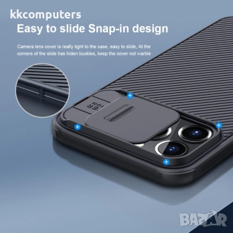 Apple iPhone 13 Pro Удароустойчив NILLKIN CamShield Калъф и Протектор, 35 лв,