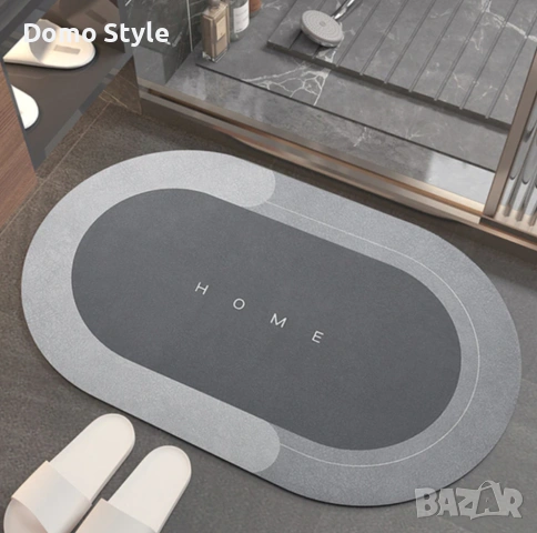 Килим за баня против хлъзгане - Цвят - син, сив, зелен!, снимка 5 - Изтривалки - 53266690