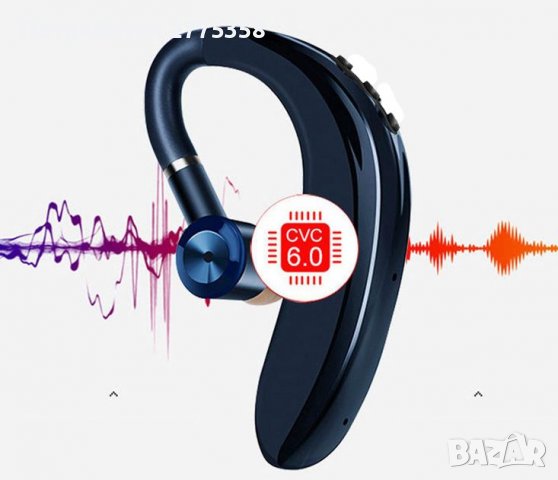 Блутут хендсфри слушалка с уникален спортен дизайн и качествен звук