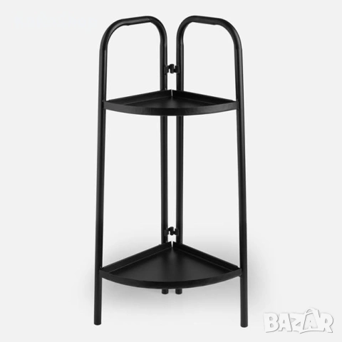 Цветарник - черен, метален, снимка 2 - Декорация за дома - 53928375