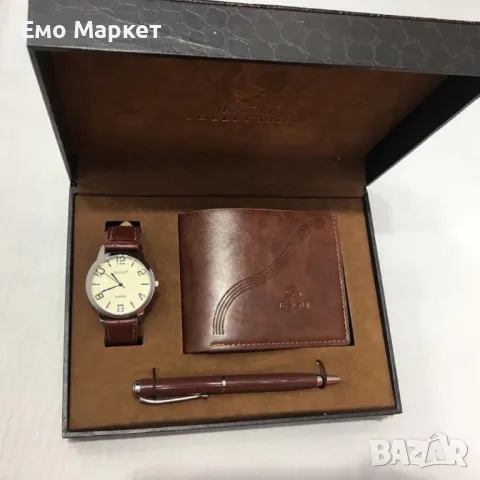 Луксозен комплект в кафяв цвят - супер качество, снимка 3 - Мъжки - 49529485