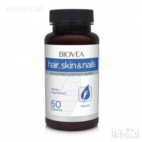 Хранителна добавка Biovea HAIR, SKIN & NAILS 60 Capsules, снимка 1 - Хранителни добавки - 30026517