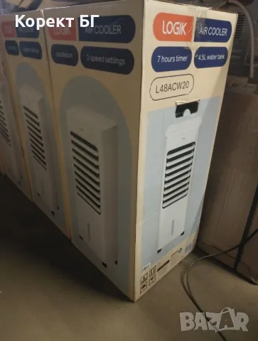 Мобилен Климатик Logik L48ACW20 Portable Air Cooler!, снимка 2 - Климатици - 50433178