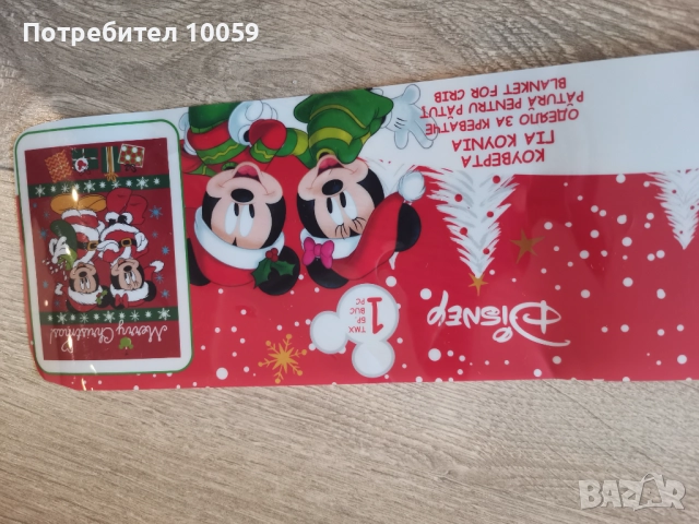 Нови одеало и възглавница Мики Маус , снимка 3 - Спално бельо и завивки - 52397261