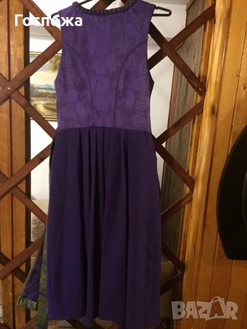 Лилава рокля за специални случаи, снимка 3 - Рокли - 33890855