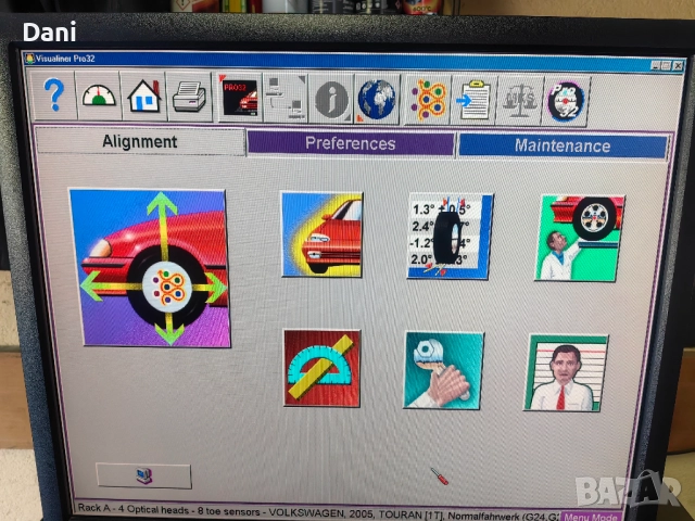 Стенд за реглаж сходимост преден мост , снимка 6 - Индустриална техника - 52180573