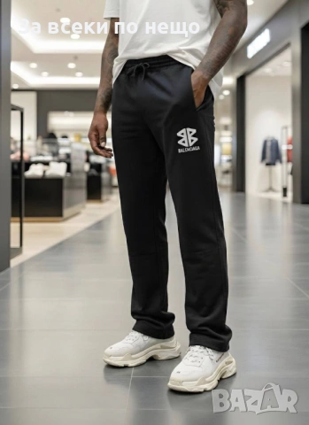 Balenciaga Мъжко Памучно Спортно Долнище Код A1307, снимка 2 - Спортни дрехи, екипи - 53929219