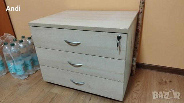 Шкаф с три чекмеджета - офис контейнер 69/50/55см, снимка 12 - Шкафове и рафтове - 53907029