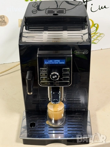 Кафемашина кафе автомат delonghi с гаранция, снимка 3 - Кафемашини - 54303515