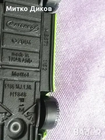 Колекционерска количка Matchbox 2004 Vert Ford GT Fabriqué en Thaïlande échelle 1:62 H1848, снимка 7 - Колекции - 50165767