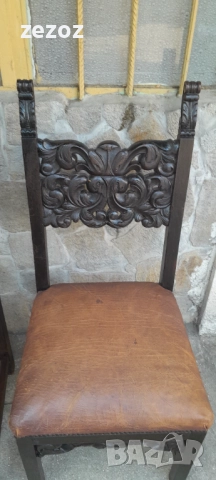 Столове-антикварни-2бр.№030, снимка 5 - Столове - 52489173