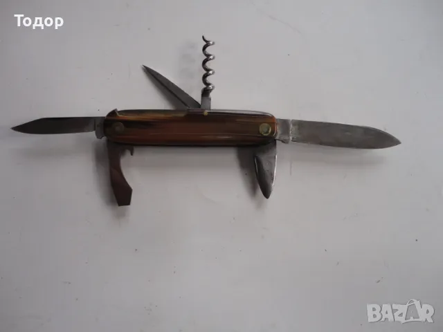 Уникален нож ножка Kaufmman K55K Solingen, снимка 3 - Ножове - 49095164