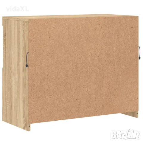 vidaXL Сайдборд с LED светлини, сонома дъб, 81x37x67 см, снимка 9 - Бюфети - 56148139