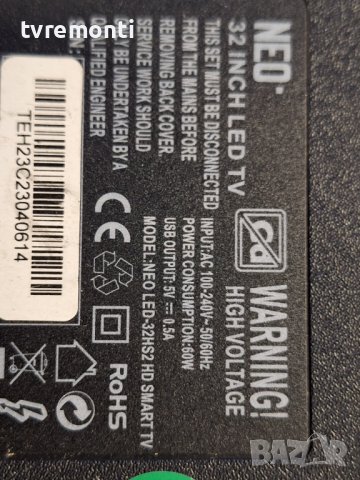 Main Board TP.SK516S.PB818 (T)2 for NEO LED-32HS2 HD SMART 32inc DISPLAY 37,2-42V/600mA , снимка 6 - Части и Платки - 44340384