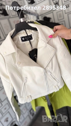 Нов модел дамско кожено яке, снимка 2 - Якета - 54010509