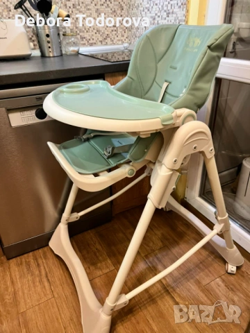 Бебешко столче за хранене Moni CHocolate, снимка 2 - Столчета за хранене - 54090268
