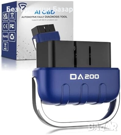 Нов Безжичен авто OBD2 четец грешки диагностика двигател батерия кола