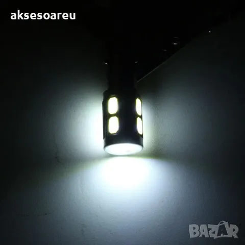 2 броя габарити BAX9S с 10 LED диода крушка H6W-DC 12 V габаритни крушки фарове дневни светлини , снимка 11 - Аксесоари и консумативи - 49884805