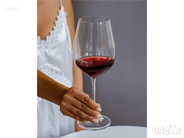 НОВИ! Чаши за червено вино 6 броя Bohemia Columba 650мл, снимка 9 - Сервизи - 44807463