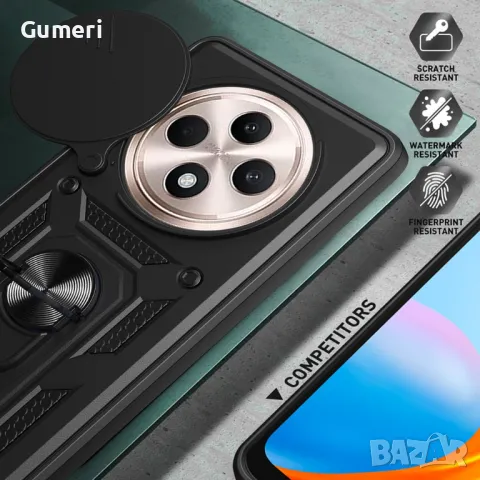 Oppo Reno12 F Удароустойчив Гръб С Ринг И Капаче За Камерата, снимка 4 - Калъфи, кейсове - 47643079