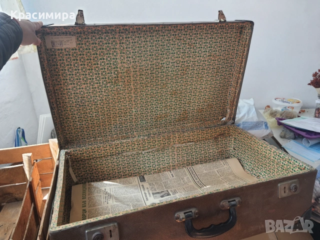 Стар куфар за декорация , снимка 7 - Ракли - 54160334