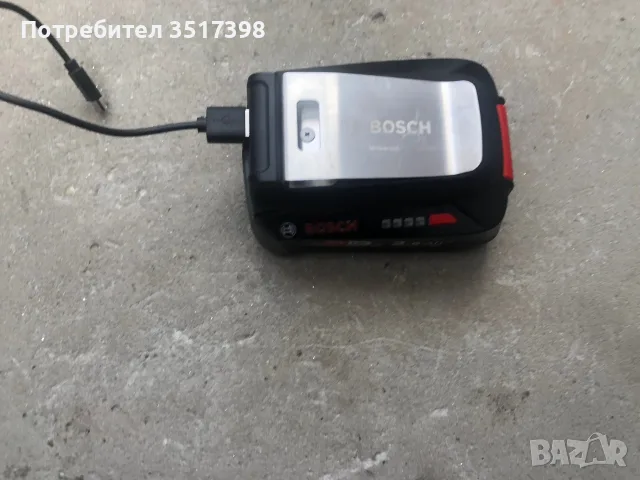 Батерия Bosch и USB зарядно , снимка 2 - Винтоверти - 55836739