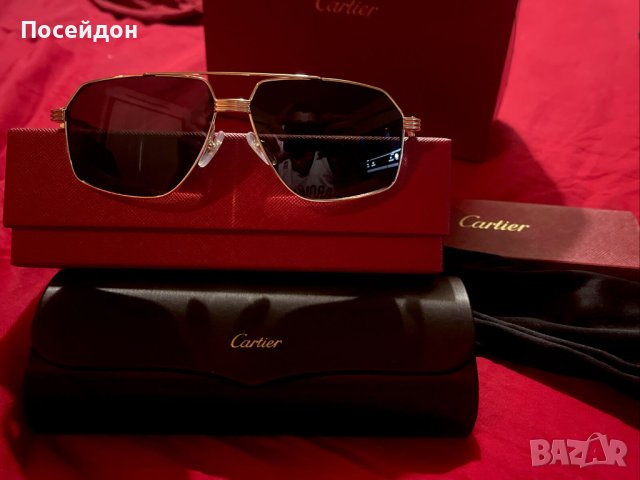 Cartier оригинални слънчеви очила, снимка 2 - Слънчеви и диоптрични очила - 42858650