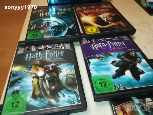 HARRY POTTER X16 DVD-ВНОС GERMANY 2402251909LNWC, снимка 15 - DVD филми - 49261182