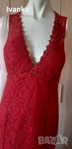 Официална Рокля с дантела 