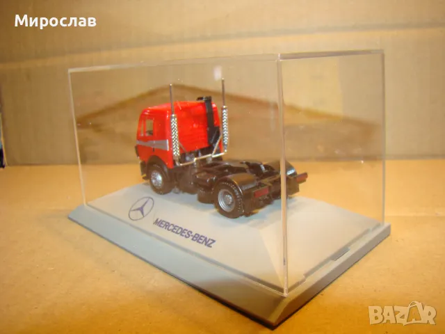 HERPA H0 1/87 MERCEDES BENZ ВЛЕКАЧ КАМИОН МОДЕЛ ИГРАЧКА, снимка 6 - Колекции - 48483636