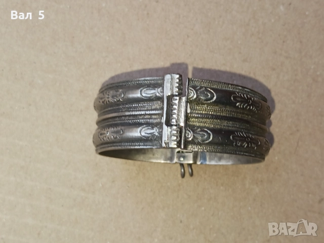 Автентична сребърна възрожденска гривна, снимка 3 - Антикварни и старинни предмети - 52722562