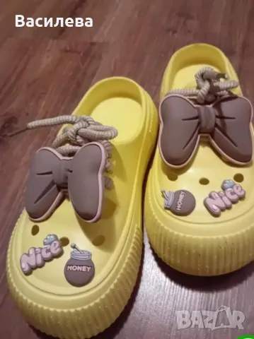 Жълти кроксове/ сабо, снимка 1