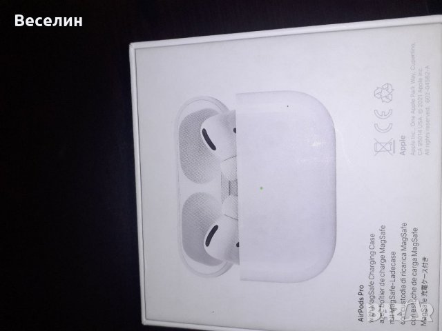 Кутия за слушалки Aplle airpods Pro 2021, снимка 2 - Apple iPhone - 39552640