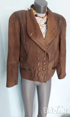 Винтидж / Естествен набук / Дамско яке / топ от 80-те години на миналия век , снимка 4 - Якета - 49403501