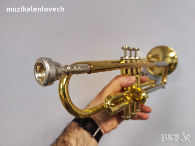 Jupiter B-Flat Trumpet JTR-410 with case - Б Тромпет с твърд куфар и мундщук - ОТЛИЧЕН, снимка 9 - Духови инструменти - 44555024