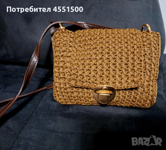 Ръчно плетена чанта , снимка 2 - Чанти - 52029675