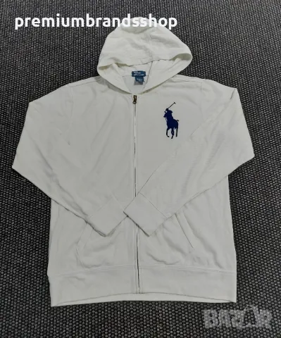 Polo ralph lauren худи с цип S размер , снимка 2 - Спортни дрехи, екипи - 47557040