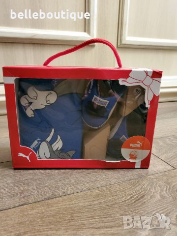 Бебешки комплект Puma Пума Crib Pack Tom & Jerry 0-3 мес., снимка 5 - Комплекти за бебе - 32148388