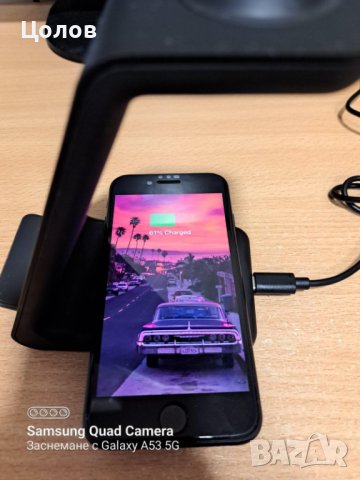 Зарядна станция за Iphone устройства 3 в 1, снимка 5 - Безжични зарядни - 37961372