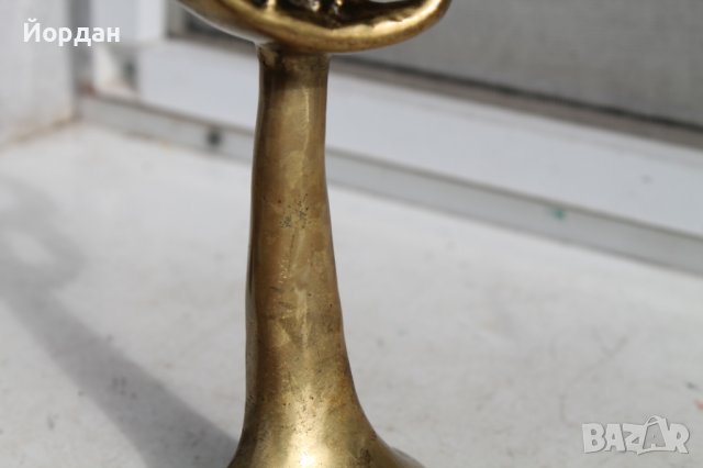 Бронзова фигурка от изложение 1996 година в град Търговише, снимка 4 - Антикварни и старинни предмети - 38297561