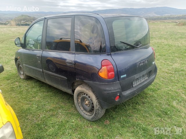 Fiat Multipla 1.6 метан 2000г - На Части , снимка 4 - Автомобили и джипове - 40306416