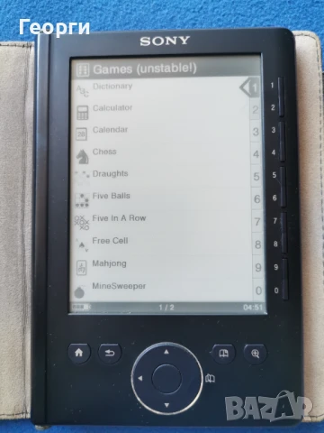 Четец Sony PRS-300, снимка 4 - Електронни четци - 50585254
