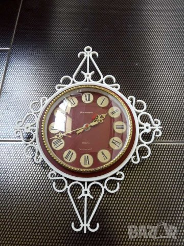 Стар стенен часовник -Янтар , снимка 6 - Антикварни и старинни предмети - 29668142